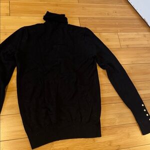 Womans's Black Zara Turtleneck Sweater